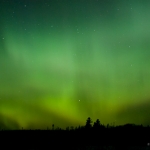 Northern Lights over Northern Lights Lake: Northern lights in northern Minnesota.