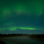 Northern Lights Over Northern Lights Lake: Northern lights fill the sky over Northern Lights Lake just outside of Grand Marais, MN.