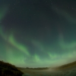 Northern Lights Over Northern Lights Lake: Northern lights fill the sky over Northern Lights Lake just outside of Grand Marais, MN.