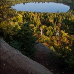 Oberg Lake at Fall: The fall colors surround Oberg Lake. Lutsen, Minnesota.
