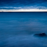 The Blues at Five Mile Rock: Sunrise over Lake Superior near Five MIle Rock.