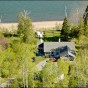 Aerial photography of northland real estate.