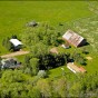 Aerial photography of northern Wisconsin real estate.