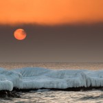 Sun Disk Behind Fog