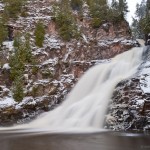 Caribou River Waterfall taken during a photography workshop