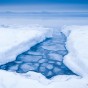 At Paradise Beach, which is northeast of Grand Marais, the pack ice froze fast to the shore.