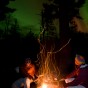 Northern Lights over the Pigeon River near Grand Portage, Minnesota.
