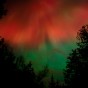 Northern Lights over the Pigeon River near Grand Portage, Minnesota.