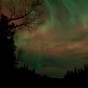 Northern Lights over the Pigeon River near Grand Portage, Minnesota.