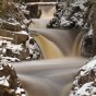 The Cascades of the Cascade River plunge toward Lake Superior.
