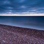 A stone beach on Lake Superior.