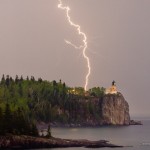 Permalink to Grand Marais Photographer June 1 Newsletter Lightning strike of Split Rock Lighthouse
