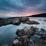 Permalink to October 2012 Newsletter – Simplify for Wide Angle Sunset over Lake Superior, Grand Marais, Cook County, Minnesota