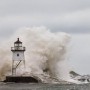 Land Hurricane waves