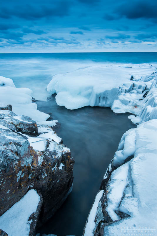 winter photography lake superior
