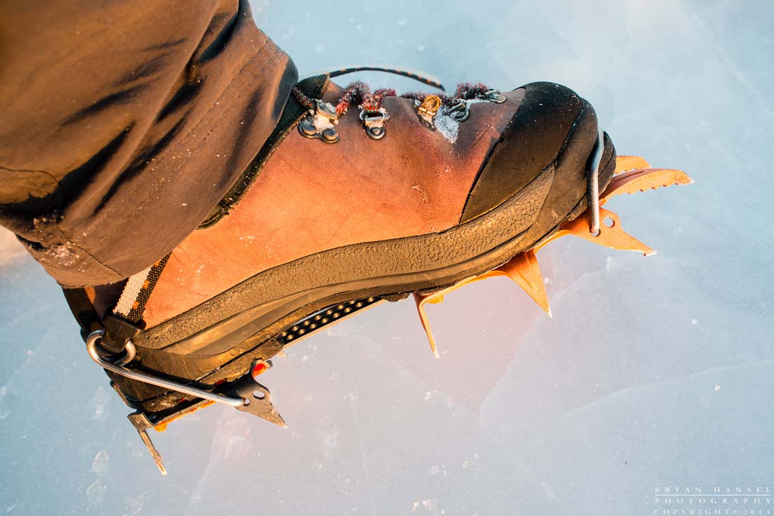 Petzl Sarken on boots