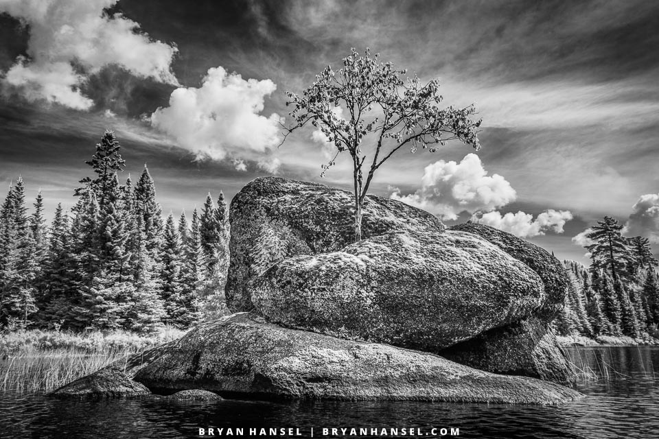 infrared canoe country
