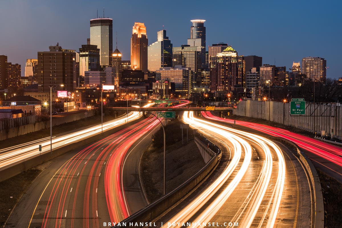 car light trains in the Twin Cities