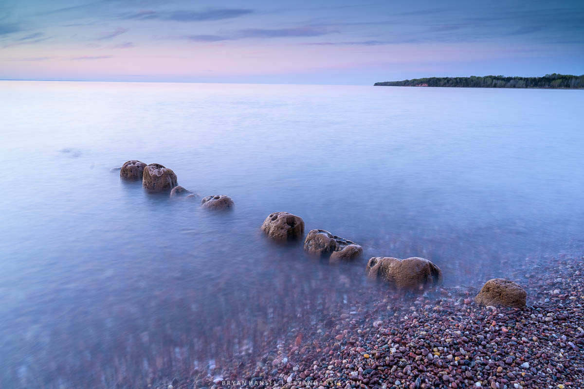 Old pilings on Lake Superior