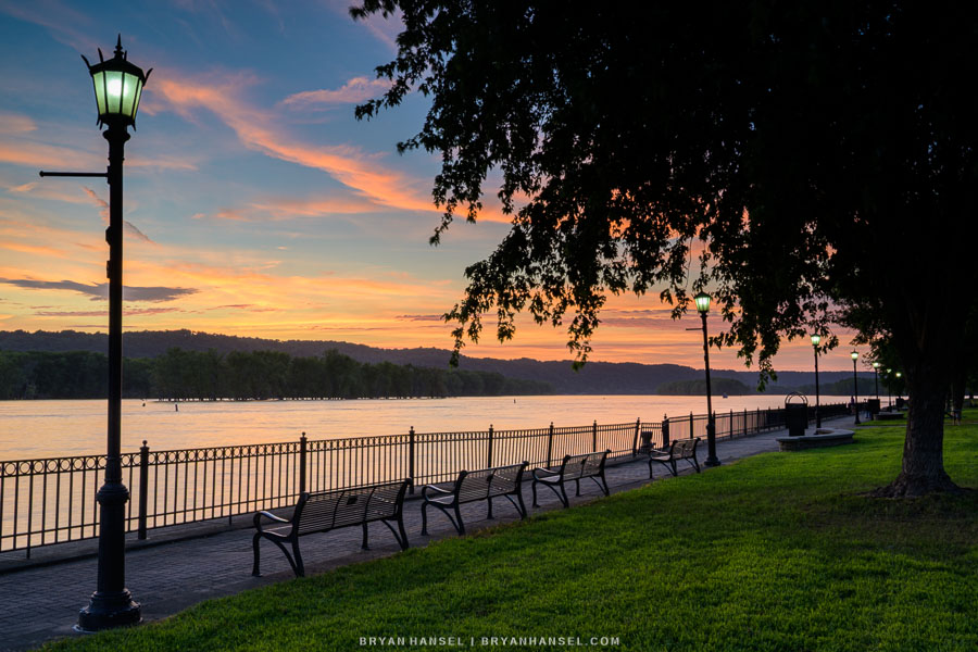 A photo of the Mississippi River on one of my photo workshops